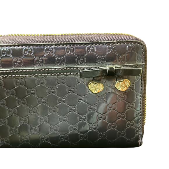 Rare Purple‎ Gucci Guccissima Long Wallet Zip Around*Beautiful! Great Condition! - Picture 5 of 12